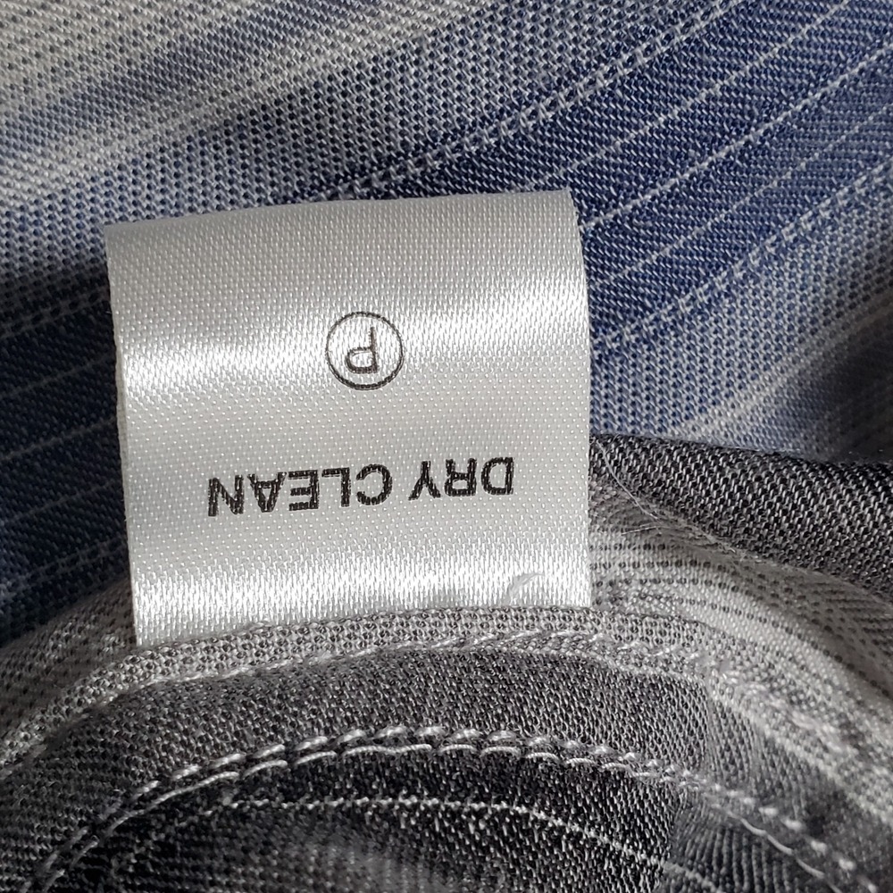 Tommy Bahama Men's Button Up Shirt Size XL Long Sleeves Striped Blue Gray White - Picture 11 of 16
